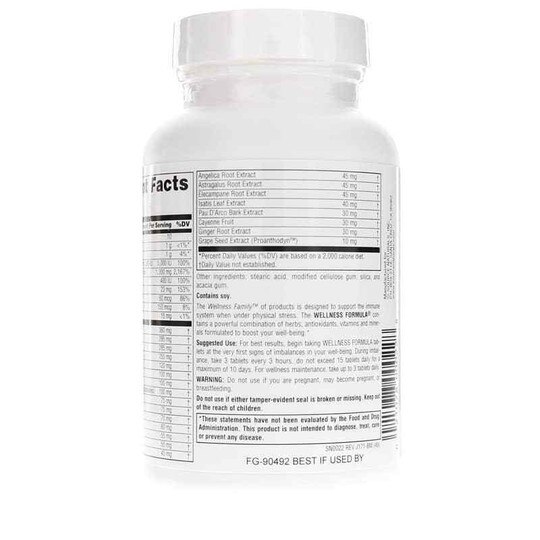 Wellness Formula Tablets, SNN